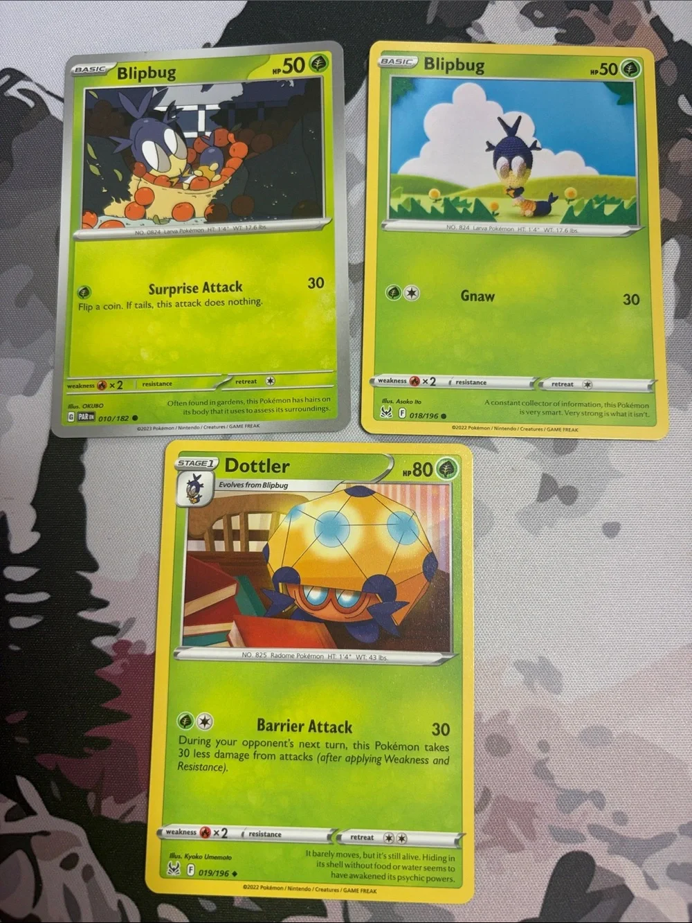Blipbug & Dottler Evolution Lot | 3 Pokémon Cards | ✨5/$25✨